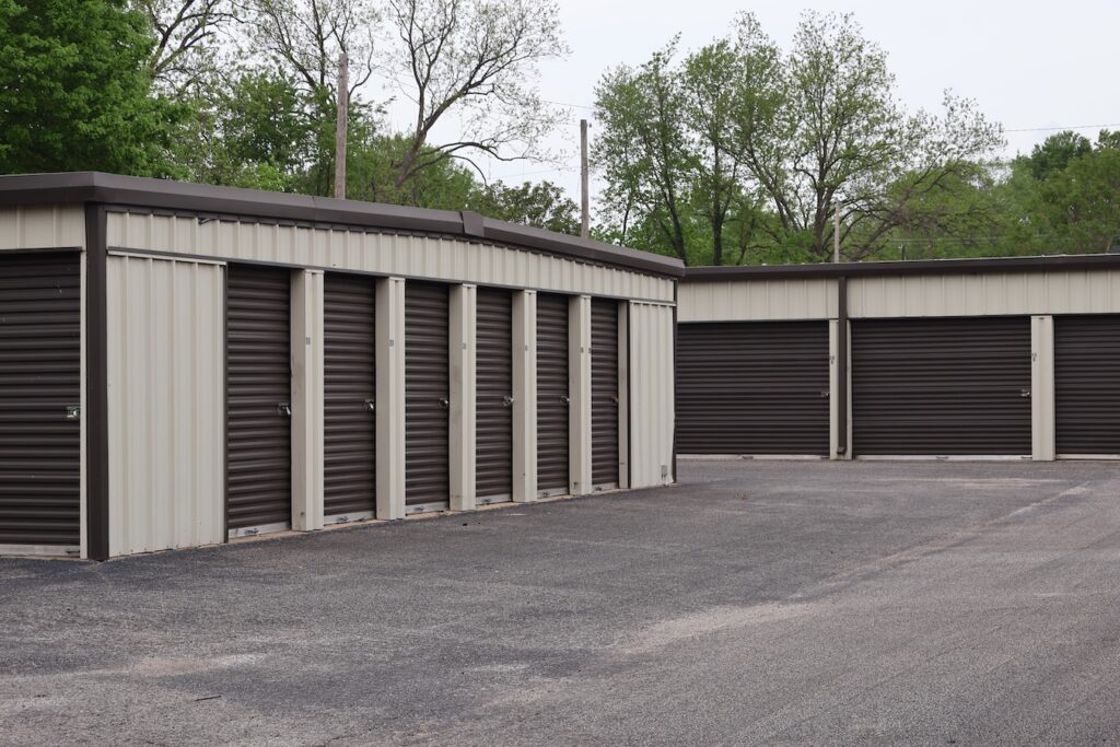 Main Street Storage outdoor units view